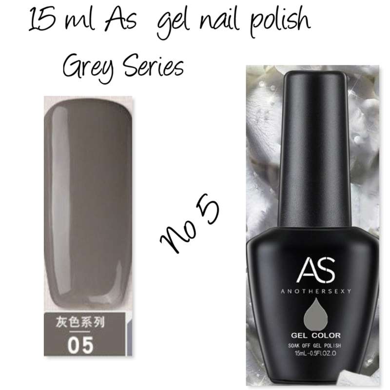 AS UV/LED Gel Polish 15ml - Grey Series  no 5