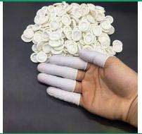 Disposable rubber finger cots 100g (about 150pcs)