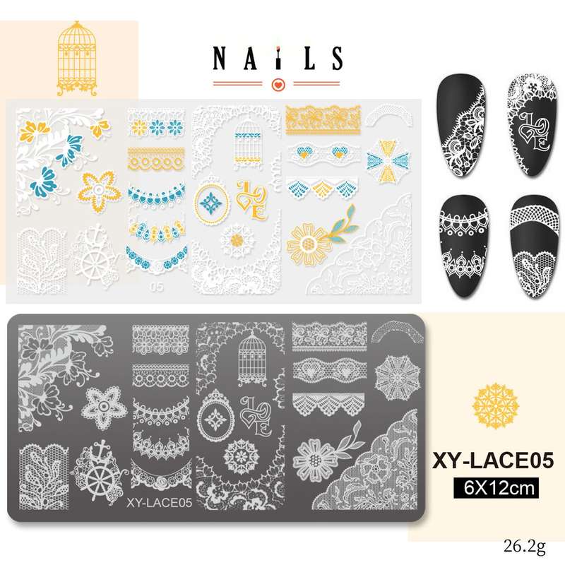 XY-Lace Stamping Plate -  XY-Lace05