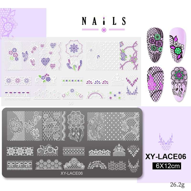 XY-Lace Stamping Plate -  XY-Lace06