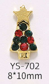Christmas Nail Alloy Decoration -YS-702