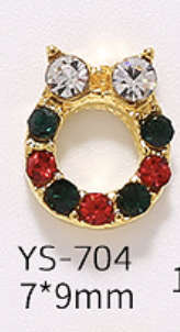 Christmas Nail Alloy Decoration - YS-704