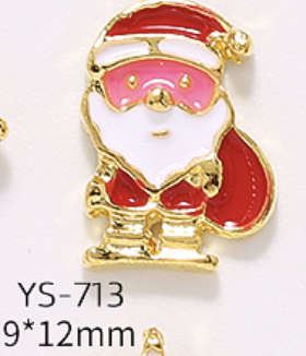 Christmas Nail Alloy Decoration - YS-713