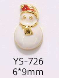 Christmas Nail Alloy Decoration - YS-726