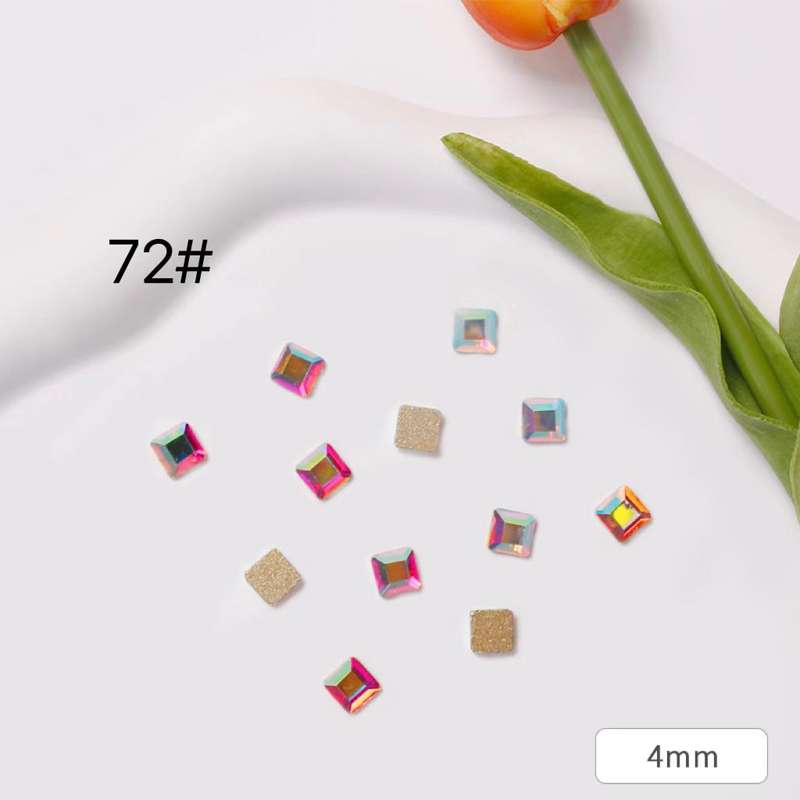 AB Flat Bottom Rhinestone 20pcs/pack -  72#