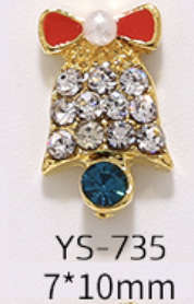 Christmas Nail Alloy Decoration - YS-735