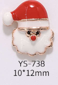 Christmas Nail Alloy Decoration - YS-738