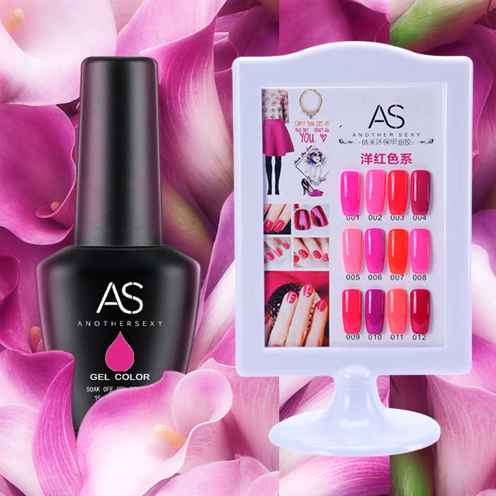 AS UV/LED Gel Polish 15ml -  Pink Series message number