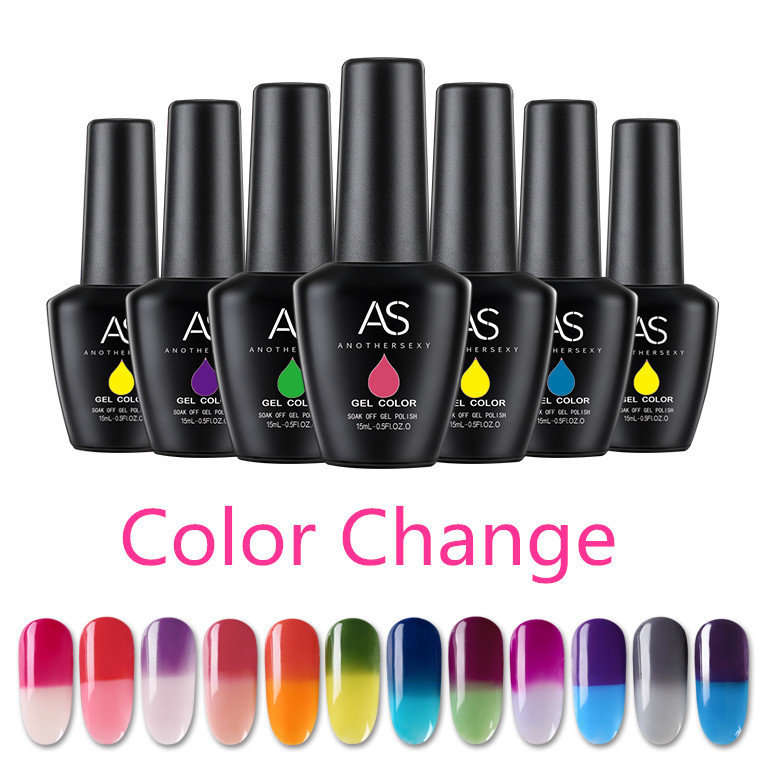 AS UV/LED Gel Polish 15ml - Colour Change- message number