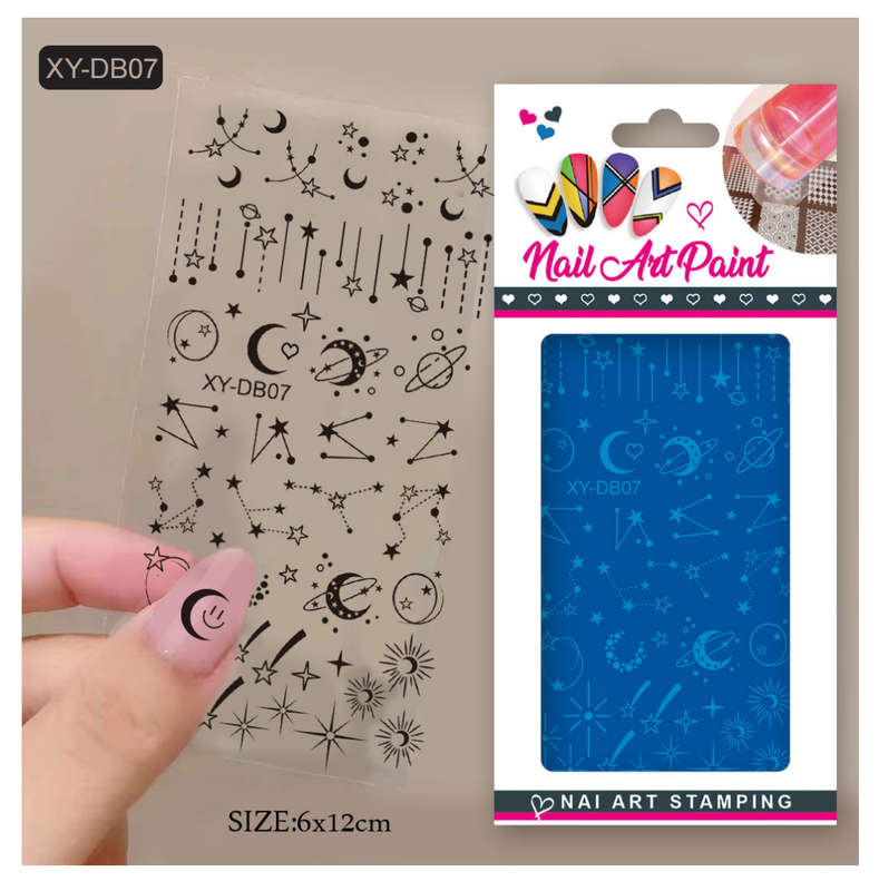Stamping Plate XY-DB 6*12cm -  XY-DB 07