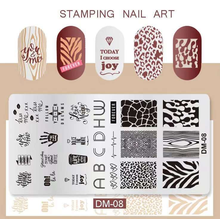 DM Stamping Plate message number