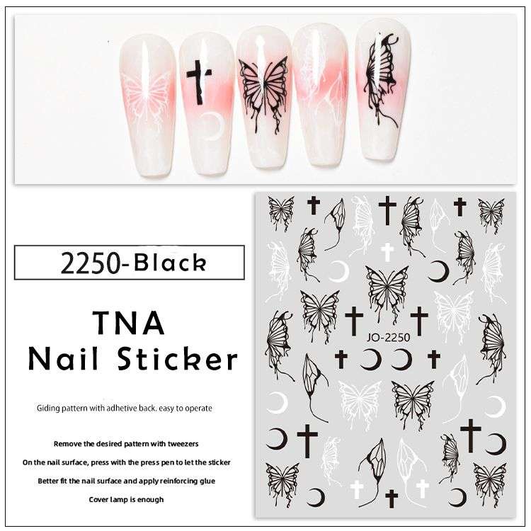 Nail Sticker  2250-black