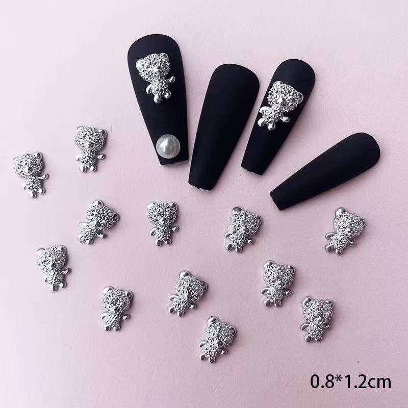 Boutique Nail Decoration 20pcs - Bear