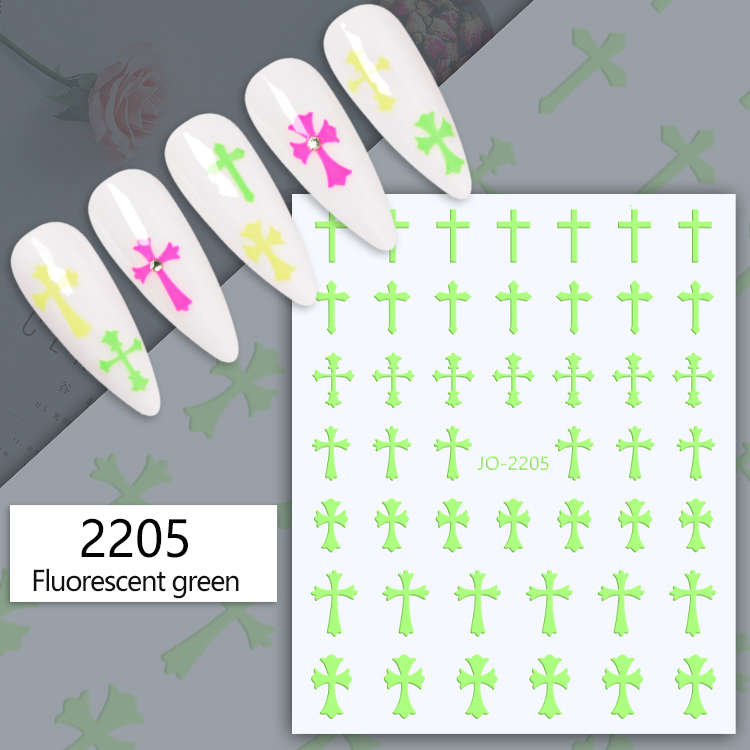 Nail Sticker -Fluorescent Green