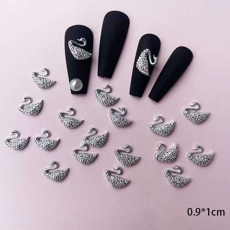 Boutique Nail Decoration 20pcs - Swan