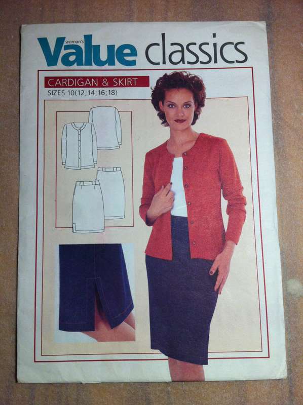 Value Classics Cardigan and Skirt  Size 10-18  Complete