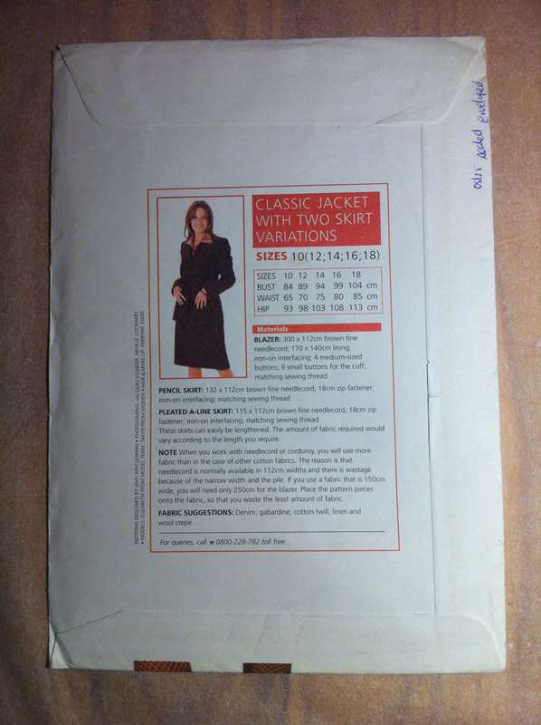 Value classics Classic Jacket with two Skirt variations  Size 10 - 18  Complete