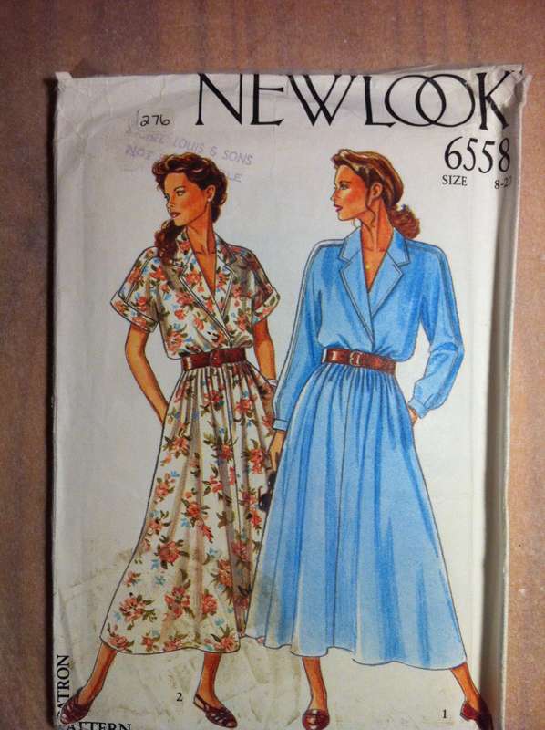 New Look 6558 Ladies Dress. Size 8-20. Complete Uncut F/F