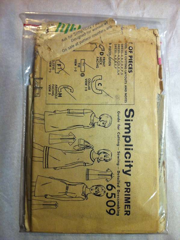 Simplicity 6509 Dress. Size 12. Complete. No Envelope.