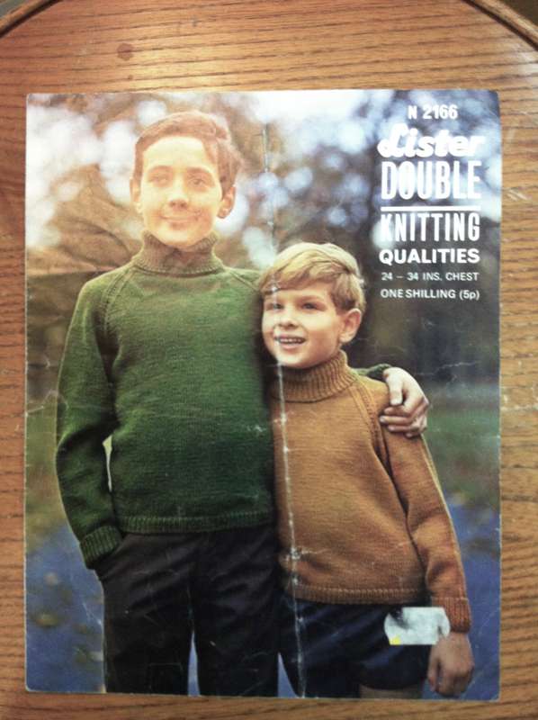 Lister 2166 Boys Polo Neck Sweater. To fit Chest 24-34 Inches.