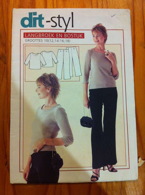 Dit-styl Langbroek en Bostuk. Grootes 10-16. Complete
