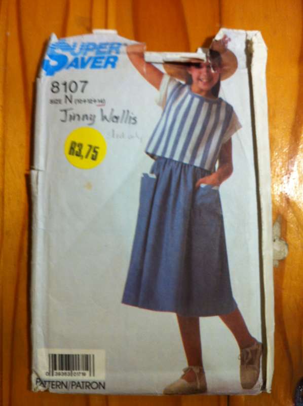 Super Saver 8107 Only Skirt Front, Back and Waistband Available. No Pocket and No Top or Blouse