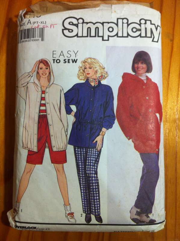 Simplicity 7015. Cut on Petite. Missing H/Jacket Pocket