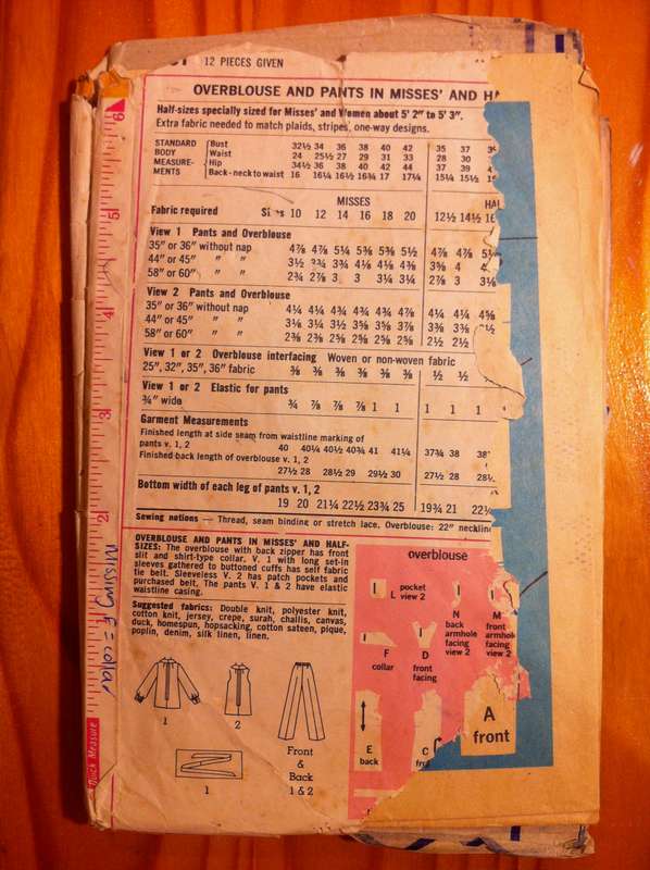 Bundle A. 5 Incomplete / Worn Patterns missing Instructions and or Pattern Pieces. See Photos