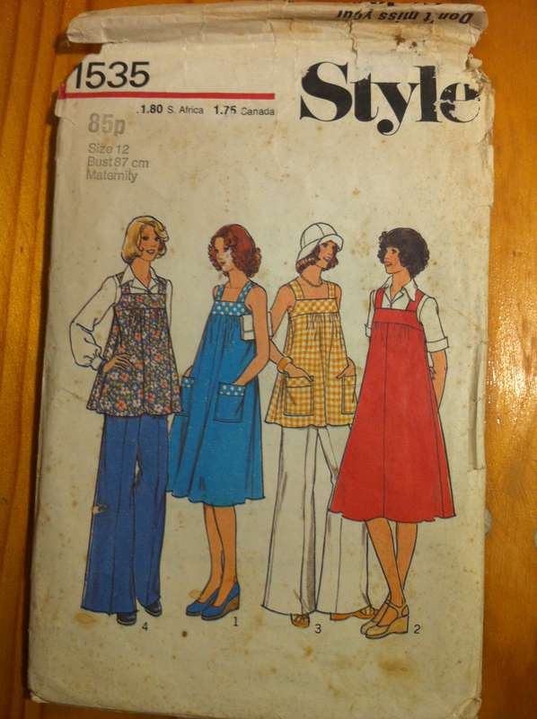 Bundle B. 4 Incomplete / Worn Patterns with missing Instructions and or Pattern Pieces