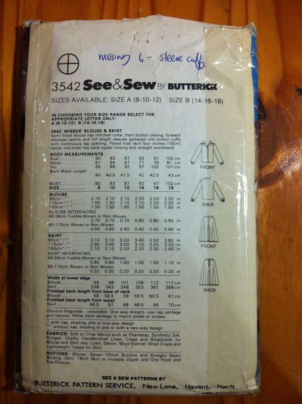 Bundle C. 4 Incomplete / Worn Patterns with Missing Pattern Pieces and or Instructions.