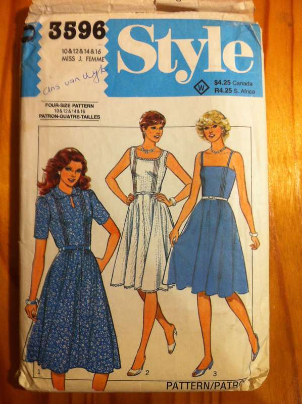 Bundle D. 4 Incomplete / Worn Patterns Missing Pattern Pieces and or Instructions.