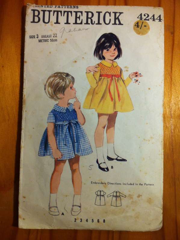 Bundle E. 4 Incomplete / Worn Patterns Missing Pattern Pieces and or Instructions..
