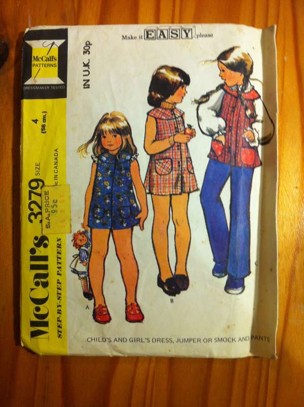 Bundle E. 4 Incomplete / Worn Patterns Missing Pattern Pieces and or Instructions..