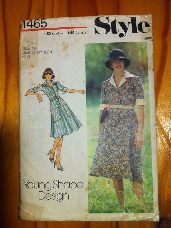 Style 1465 Misses' Young Shape Dress. Size 16. Complete