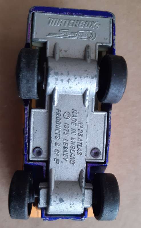 LESNEY MATCHBOX #23 ATLAS DUMP TRUCK 1975 ( MADE IN ENGLAND)