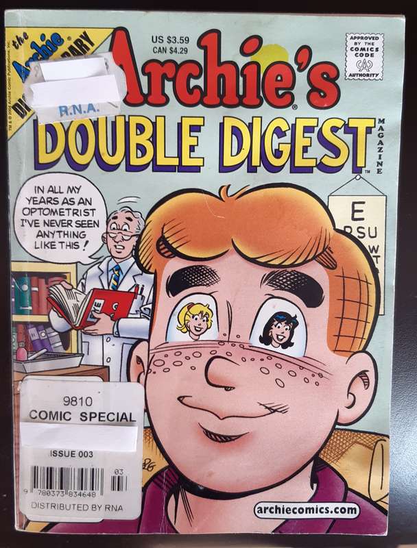 Archies Double Digest  - Magazine Comic (the Archie Digest Library)
