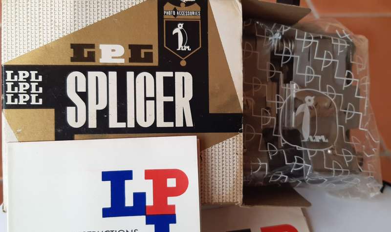 Vintage LPL Film Splicer for Standard 8mm & 16mm film + instructions