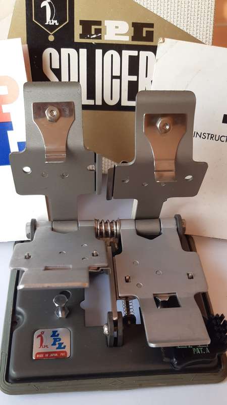 Vintage LPL Film Splicer for Standard 8mm & 16mm film + instructions