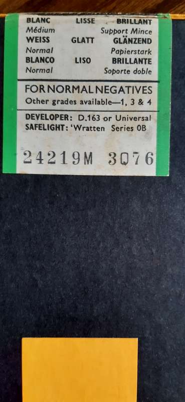 Vintage Kodak Photographic Paper ( unsealed )