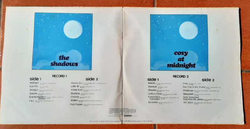 The Shadows - Cosy At Midnight Double LP Vinyl Record Set