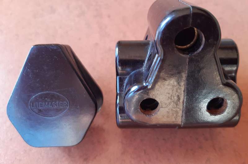 Vintage Litemaster 15Amp / 5 Amp plug adaptor + 5A Plug