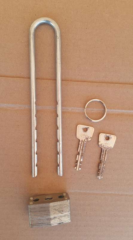 Padlock with Long Adjustable Shackle