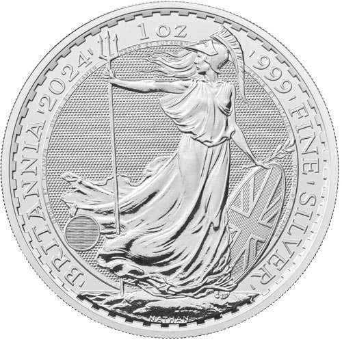 25 x One Ounce 2024 Silver Great Britain Britannia (King Charles III)