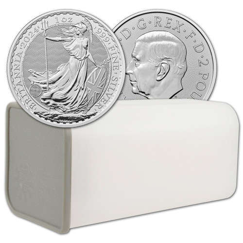 25 x One Ounce 2024 Silver Great Britain Britannia (King Charles III)
