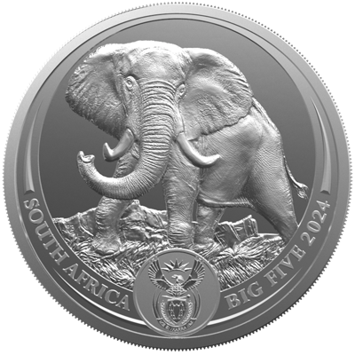 1 oz Silver Coin - Big Five III - Elephant - 2024