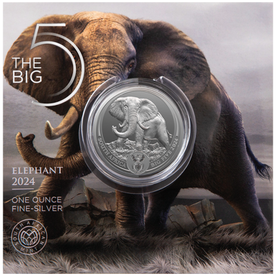 1 oz Silver Coin - Big Five III - Elephant - 2024