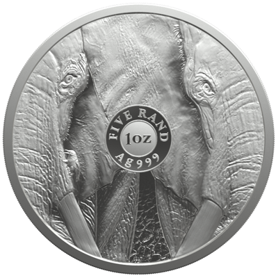 2 oz Silver Coin Set - Big Five III - Elephant + Krugerrand - 2024