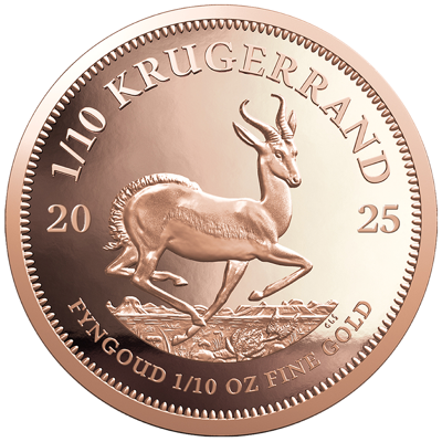 1/10 oz Proof Gold Coin - Krugerrand - 2025