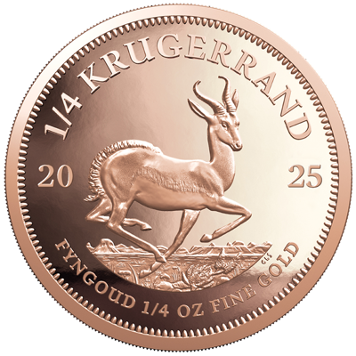 1/4 oz Proof Gold Coin - Krugerrand - 2025