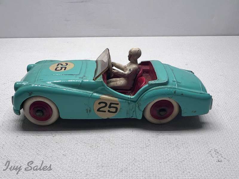 Dinky Toys #111 Triumph TR2 Sports Car With Original Box